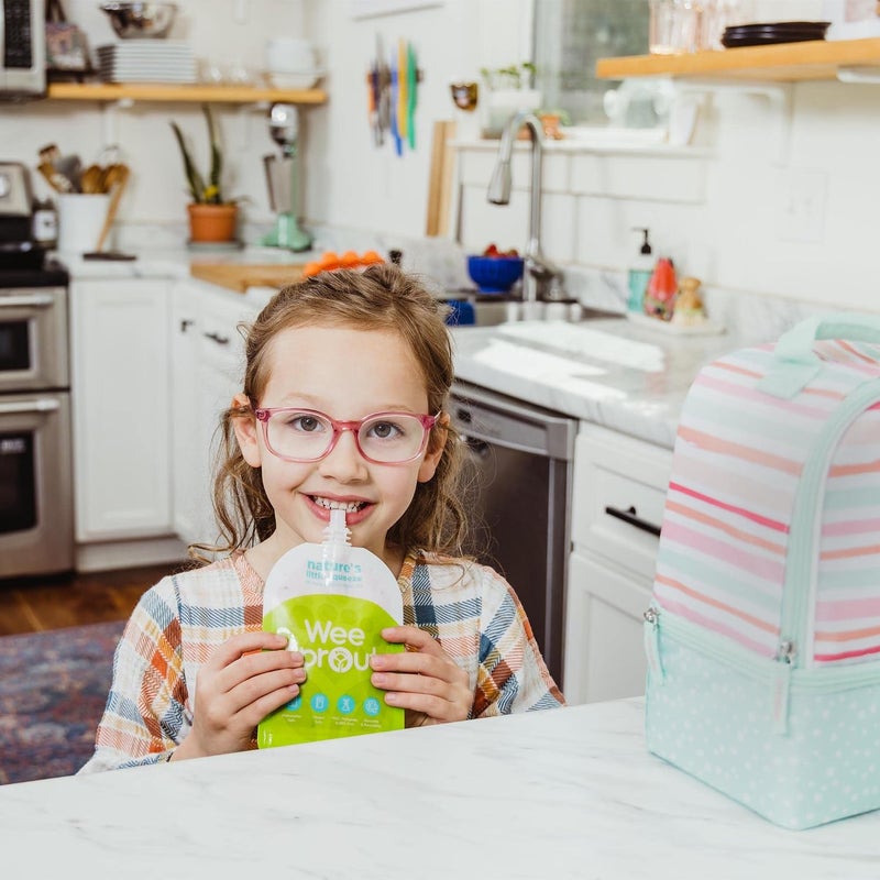 WeeSprout Reusable Food Pouches - 5 Fl Oz (Pack of 6) - Image 3