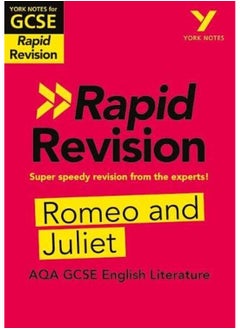 Pearson Education Limited Romeo And Juliet Rapid Revision: York Notes For Aqa GCSE (9-1)