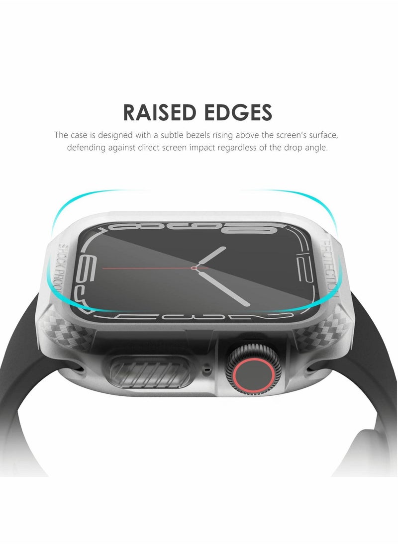 Excefore 6 Pack Case Compatible with Apple Watch Series 8/7 45mm, Rugged Protective Case Soft TPU Bumper for iWatch Bumper Scratch Resistant Full Protective 45mm Cover for iWatch Men Women, 6 Colors  - Image 5