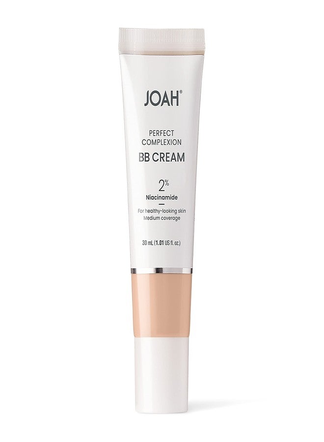 JOAH Beauty Perfect Complexion BB Cream with Hyaluronic Acid and Niaciminade, Korean Makeup with Medium Buildable Coverage, Evens Skin Tone, Lightweight, Semi Matte Finish, Fair with Warm Undertones - Image 2