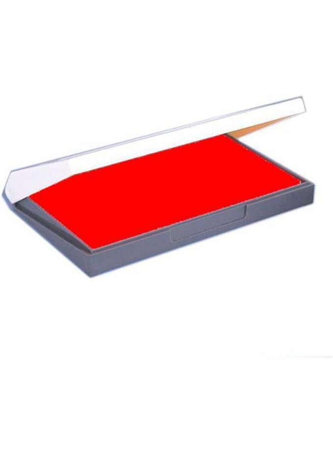Cosmic Stamp Ink Pad, 7CM x 11CM Box, Durable Lightweight, Even Coverage Stamp Pad - Red 1 Count - Image 1