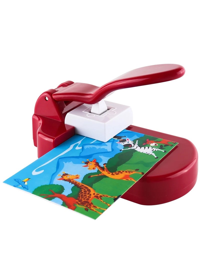 AROAQ - New Creative Puzzle Making Machine Embossing Flower Punch Educational Toys for Children DIY Handmade Materials - Image 1