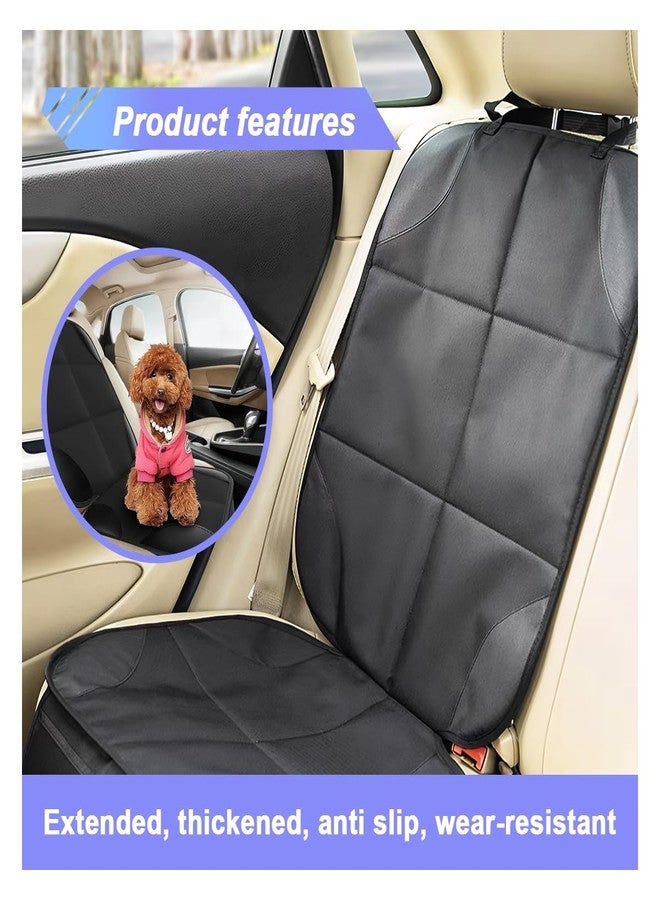 UHANBUT Baby Car Seat Protector for Child, Waterproof Baby Car Seats Cover with Non-Slip Backing, 600D Fabric Car Seat Mat with Thickest Padding & Mesh Pockets for Baby Pet (1PC) - Image 5