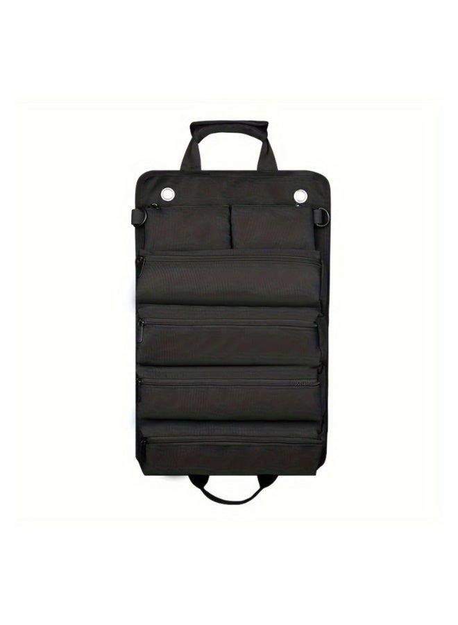 Mordely Tool Bag Organizer Heavy Duty Roll Up Tool Bag with Detachable Pouches Compact Portable Tool Storage Kit for Men, Mechanic, Electrician, Car Accessories - Image 1