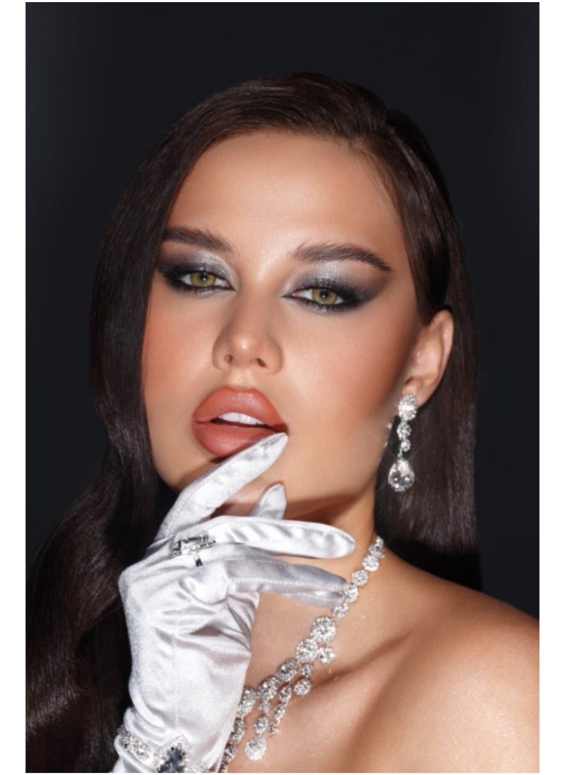 Dahab Platinum Olive 9 Months Disposable Colored Contact Lenses Unisex Cosmetic Contact Lenses  - Image 2
