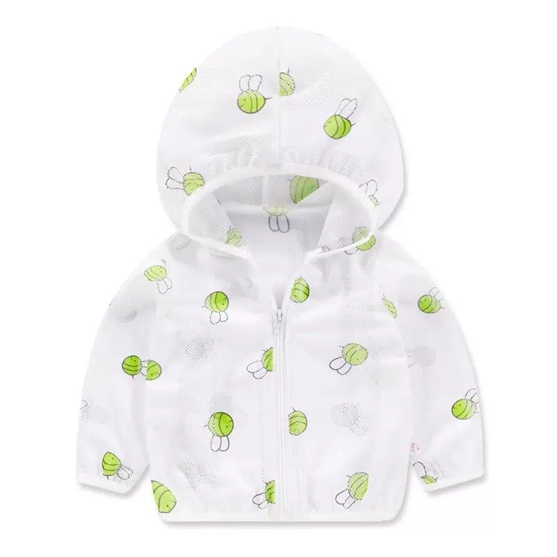 Summer Children'S Sunscreen Clothing Lightweight Breathable Boys' Baby Skin Clothing Air-Conditioning Shirt Outdoor Beach Long-Sleeved Jacket - Image 1