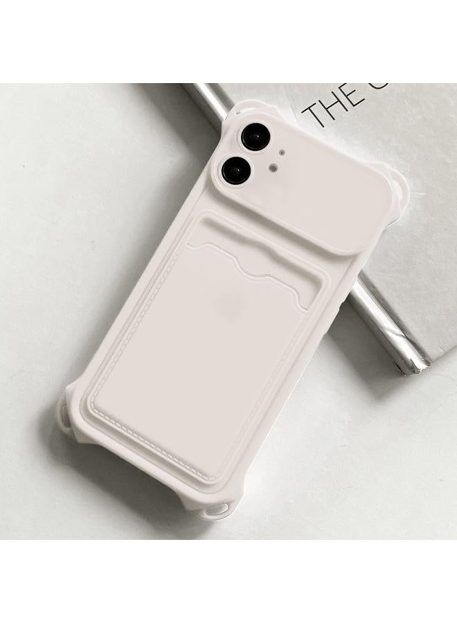 زبون جراب لهاتف iPhone 11 مقاوم للصدمات مع فتحة للبطاقات مصنوع من مادة TPU غير اللامعة - Image 1