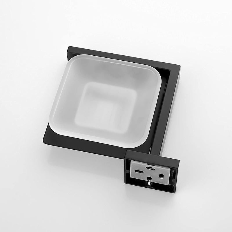 LUXIUR Soap Stand for Bathroom and Kitchen Sink, 304 Stainless Steel Soap Case for Wall Mount, Soap Dish, Soap Holder, Matte Black - Image 3