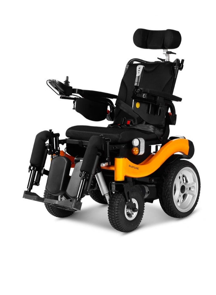 مرقمة EPW65S: كرسي متحرك كهربائي متعدد الوظائف قابل للتعديل مع قدرة تحمل وزن 180 كجم - Image 1