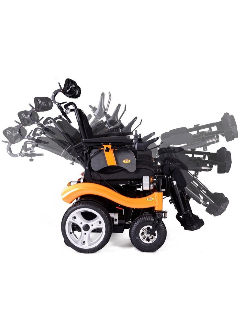 مرقمة EPW65S: كرسي متحرك كهربائي متعدد الوظائف قابل للتعديل مع قدرة تحمل وزن 180 كجم - Image 3