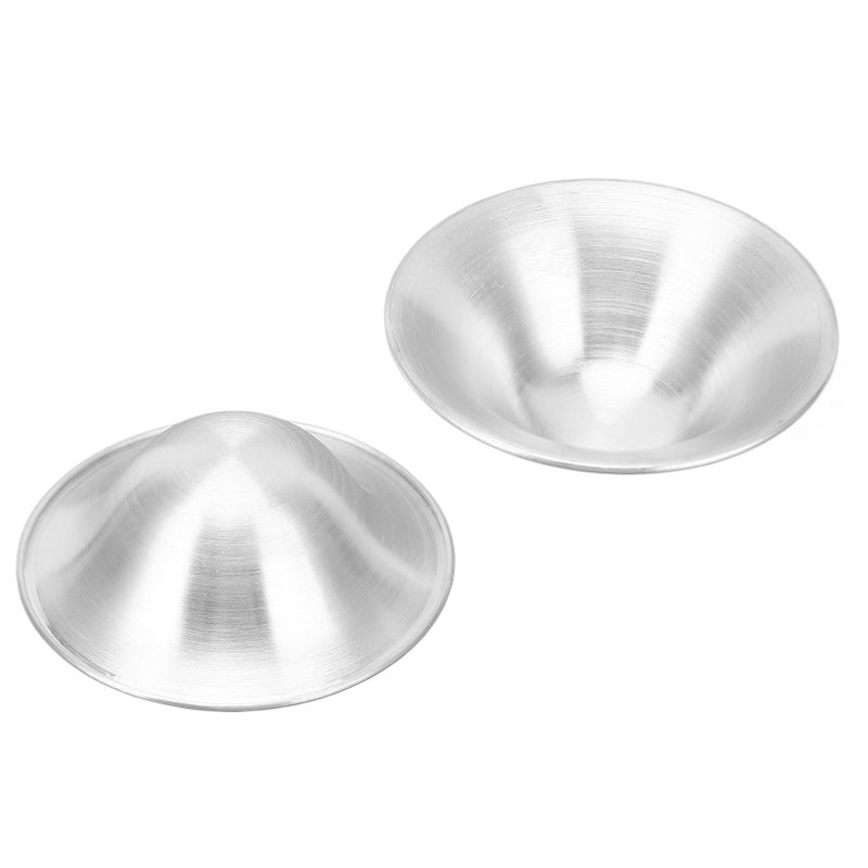 Silver Nursing Cups for Nursing Newborn Breastfeeding Essentials Skin Soothing Nipple Shields - Image 5