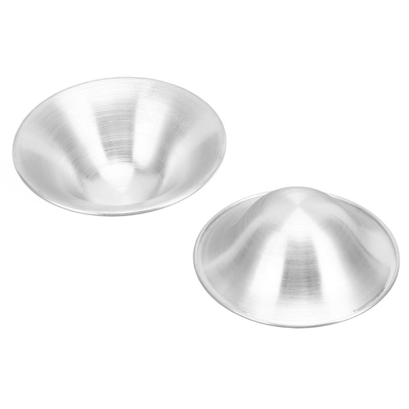 Silver Nursing Cups for Nursing Newborn Breastfeeding Essentials Skin Soothing Nipple Shields - Image 4