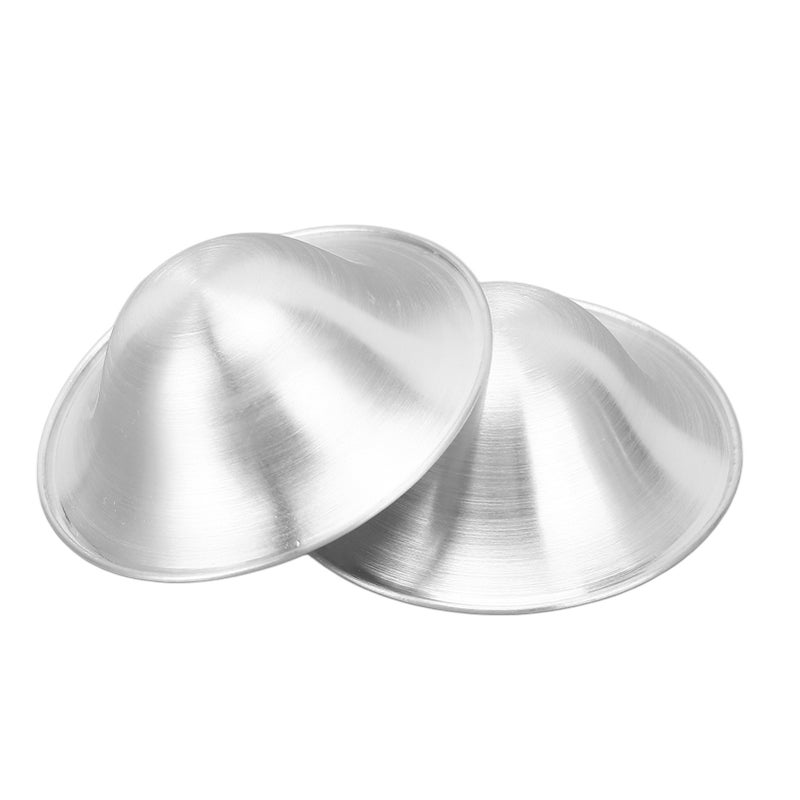 Silver Nursing Cups for Nursing Newborn Breastfeeding Essentials Skin Soothing Nipple Shields - Image 3