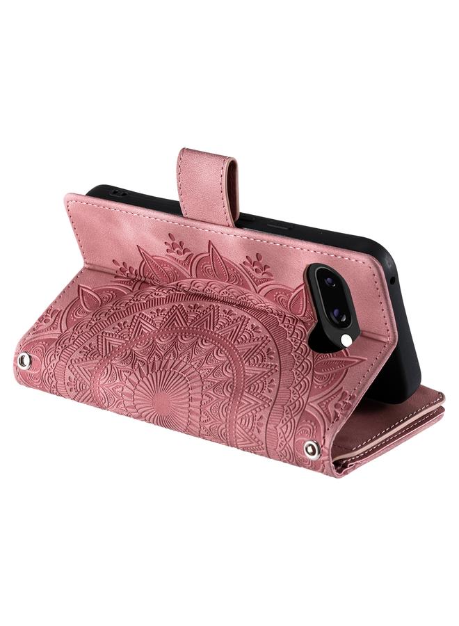 S-TOP Case For Google Pixel 9a Multi-Card Totem Zipper Leather Phone Case - Image 4