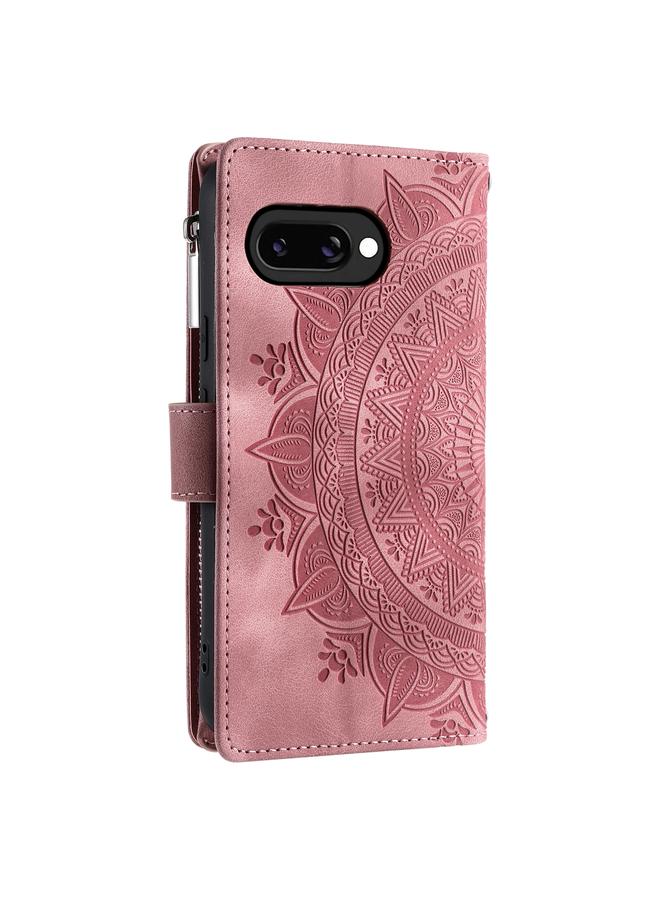 S-TOP Case For Google Pixel 9a Multi-Card Totem Zipper Leather Phone Case - Image 3