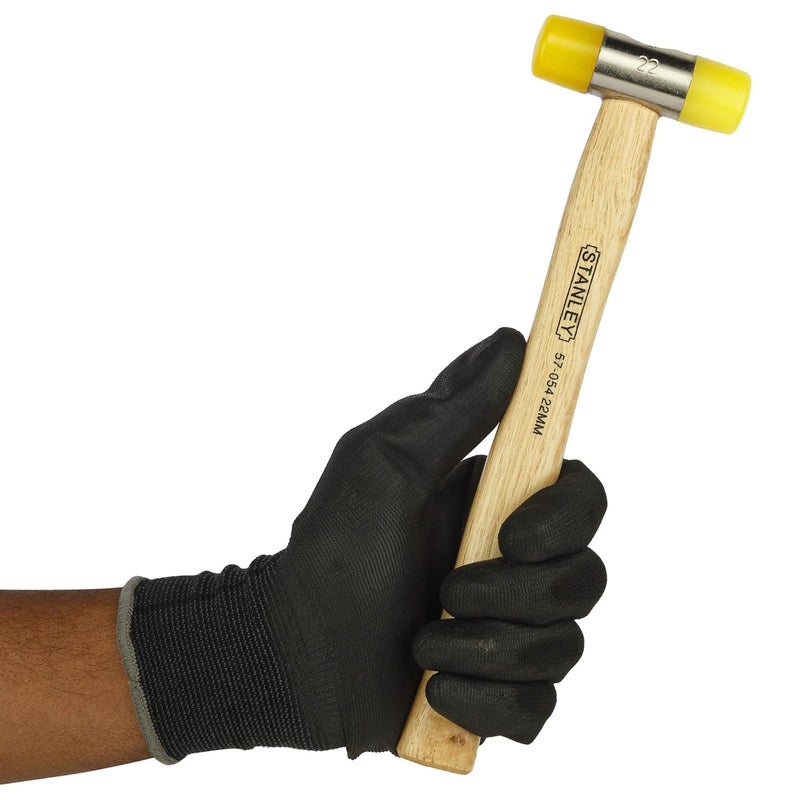Stanley STANLEY 57054 22mm Soft Face Hammer Mallet Yellow Black  - Image 5