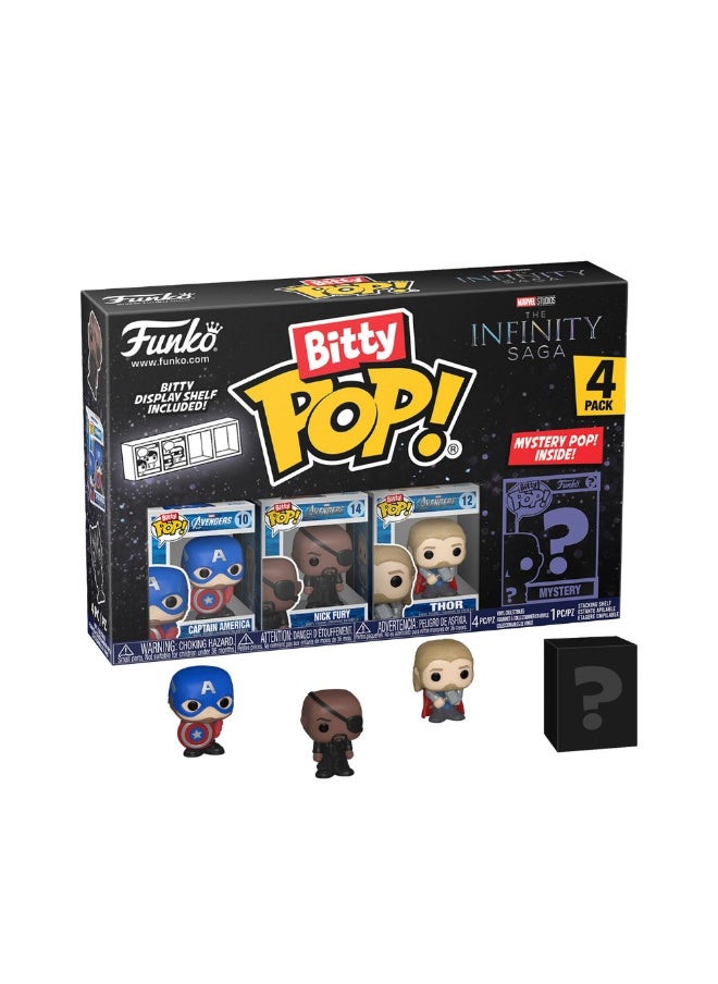 Funko Funko: Bitty Pop! The Avengers - Captain America 4pk 