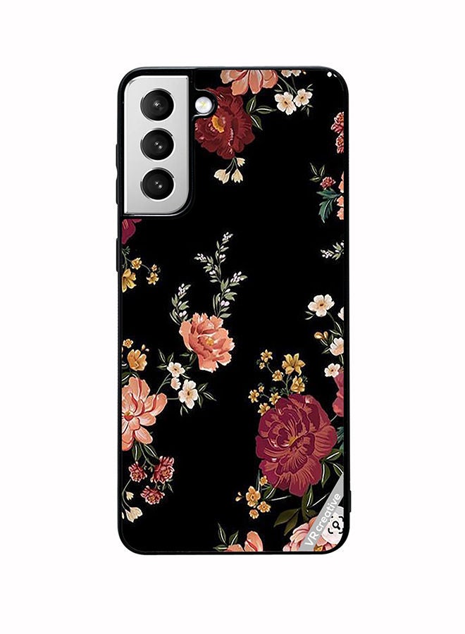 VR CREATIVE Protective Case Cover For Samsung Galaxy S22 Plus 5G Flower Design Multicolour - Image 1