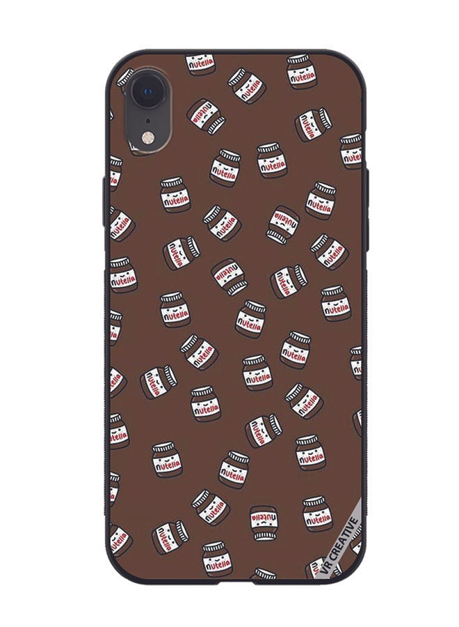 VR CREATIVE Protective Case Cover For Apple iPhone XR Nutella Design Multicolour - Image 1