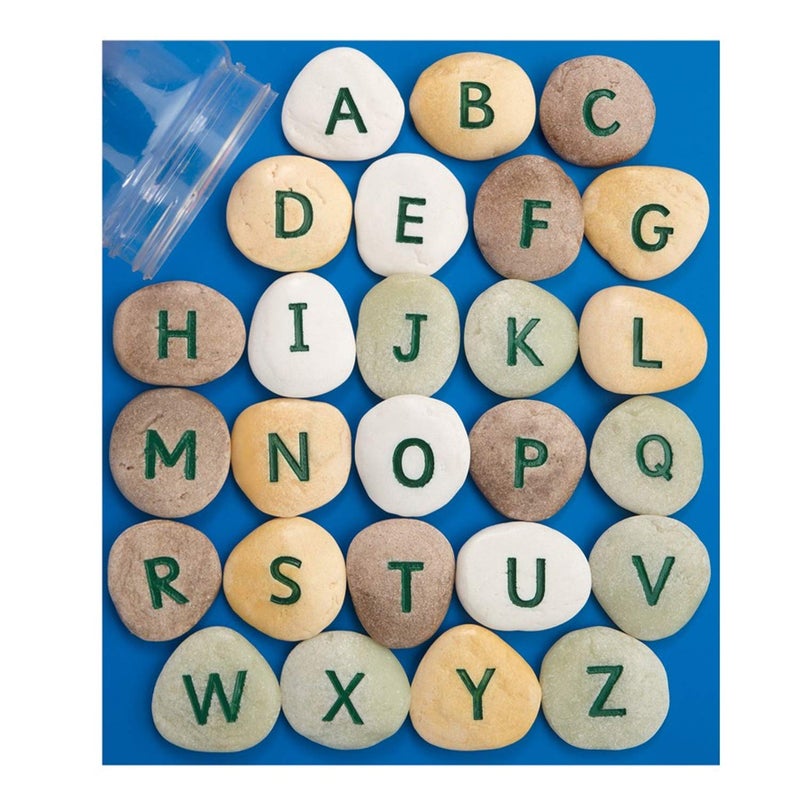 Yellow Door YUS1009 uppercase Alphabet Pebble (Pack of 26) - Image 2