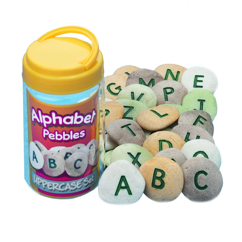 Yellow Door YUS1009 uppercase Alphabet Pebble (Pack of 26) - Image 1