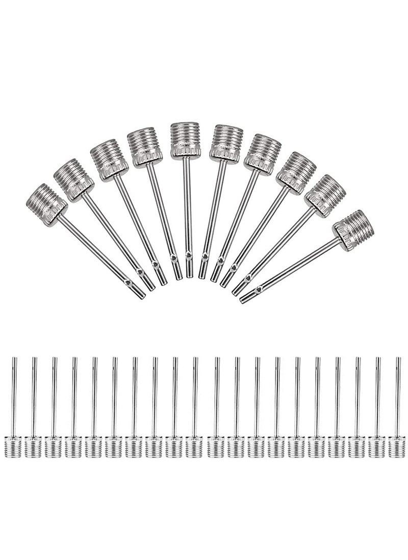 SUNSAR 30 Packs Air Pumps and Accessories ,Stainless Steel Inflating Pins Air Pump Needle for Balls Soccer Basketball Football Volleyball Rugby  - Image 1