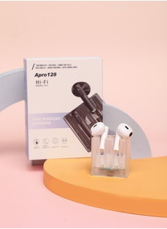 Generic Wireless bluetooth headset for running sports high sound quality  male and female half-in-ear  ultra-long battery life  white for IPhone Android  - Image 2