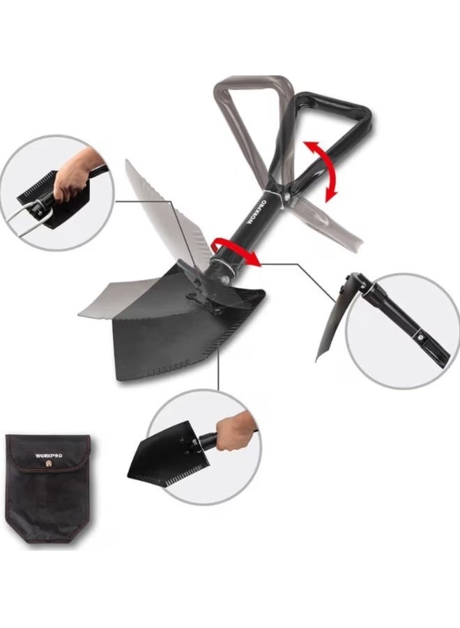 WORKPRO MULTI-FUNCTION CAMPING SHOVEL - Image 2