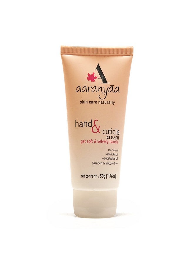 Aaranyaa Hand & Cuticle Cream (50Gm) With Tea Tree Oil | Moisturizing Cream For Dry, Rough And Wrinkle Hands | Lightweight & Fast Absorbing | For Women & Men - Paraben Free  - Image 1
