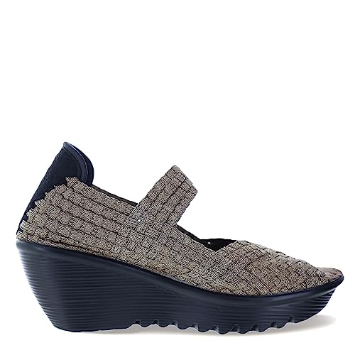 Bernie Mev Women's Hallie Wedge Pump (41 M EU, Bronze) - Image 3