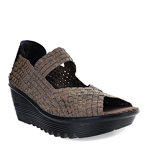 Bernie Mev Women's Hallie Wedge Pump (41 M EU, Bronze) - Image 2