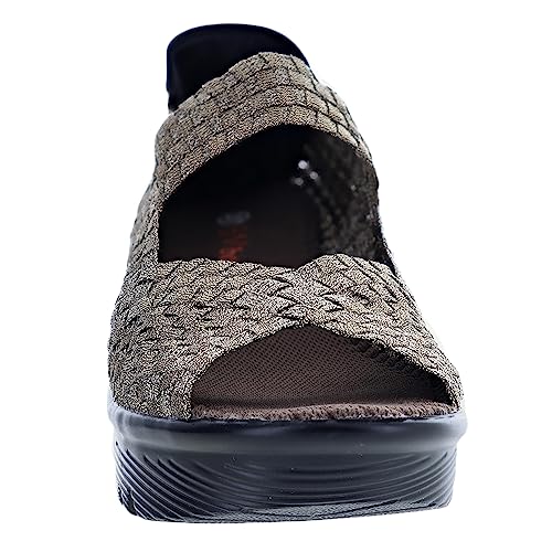 Bernie Mev Women's Hallie Wedge Pump (41 M EU, Bronze) - Image 4