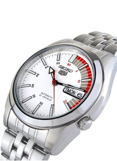Seiko ساعة كلاسيك 21 جويلز 37 ملم من الستانلس ستيل للرجال SNK369K1  - Image 2