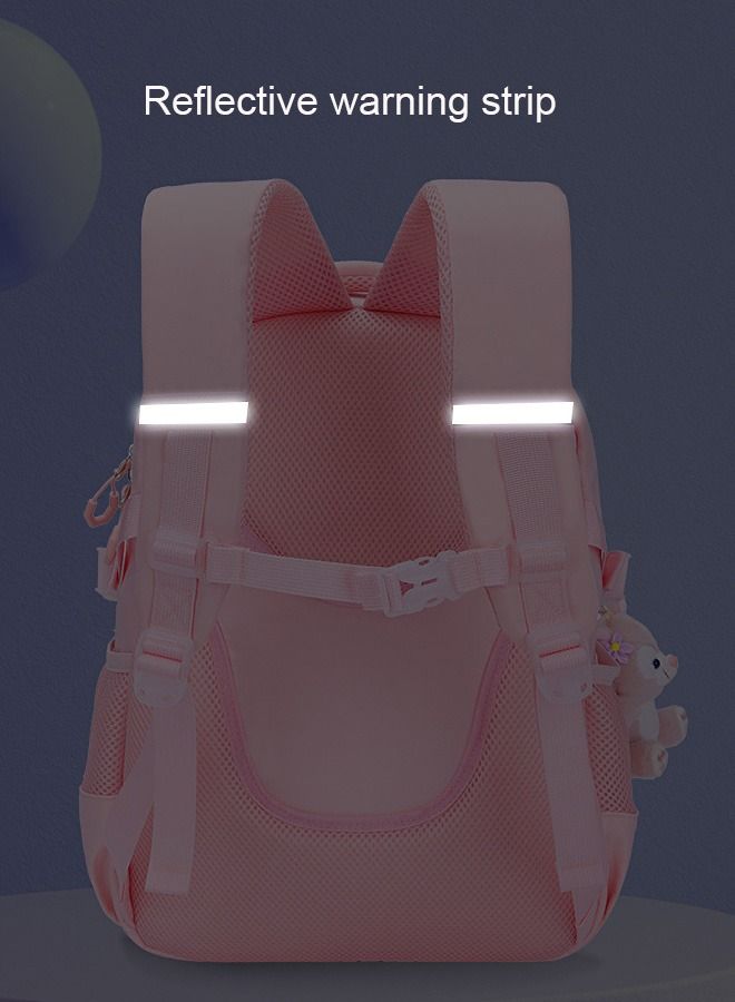 حقيبة ظهر مدرسية للبنات مع مقصورات للفتيات المراهقات والأطفال والطلاب الابتدائية وحقيبة مدرسية للأطفال