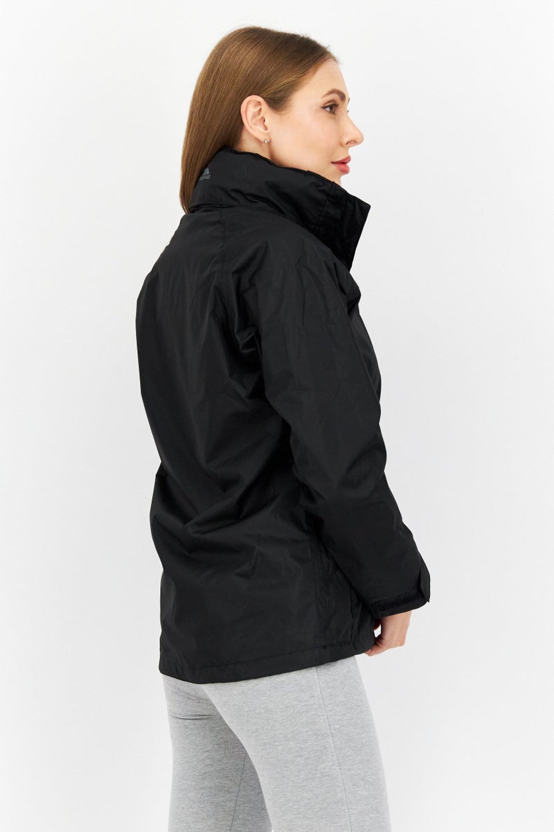 Trespass Women Plain Bomber Jacket, Black - Image 2