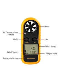 Y&D Handheld Wind Meter Small Digital Pocket Airflow Speed Tester Measuring Instrument Temperature Test  - Image 5