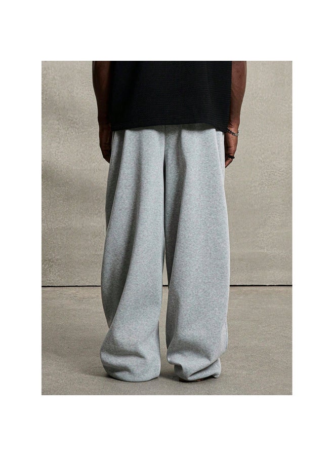 New European And American Casual Pants For Men, Loose Sports Pants, Versatile Wide-leg Trousers - Image 4