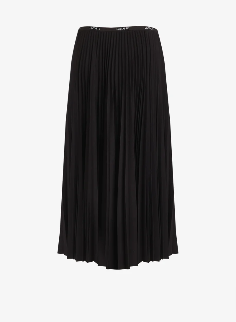 لاكوست Long Pleated Maxi Aline Skirt