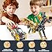 KIZONLY Collision Transforming Dinosaur Car Toy 2 in 1 Magnet Cars Transform into Dinosaur Toys Fun Robot Dinosaur Toy Cars Birthday Gift for Kids Boys Girls Age 46 612 Year Old - Image 4