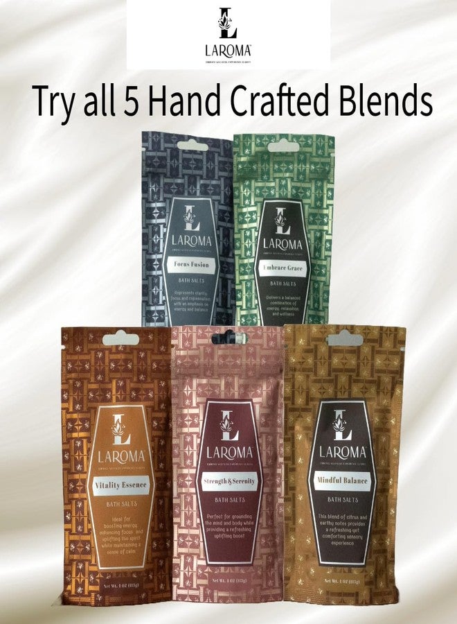 Laroma Bath Salts, Hand-Crafted in The USA, 3 Bags (4 oz Each), Mindful Balance - Image 4