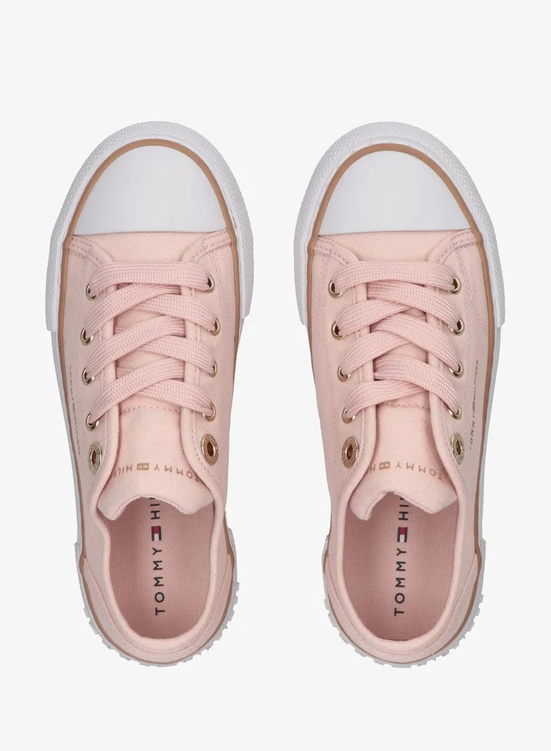 تومي هيلفيغر سنيكرز أطفال برباط وساق منخفضة