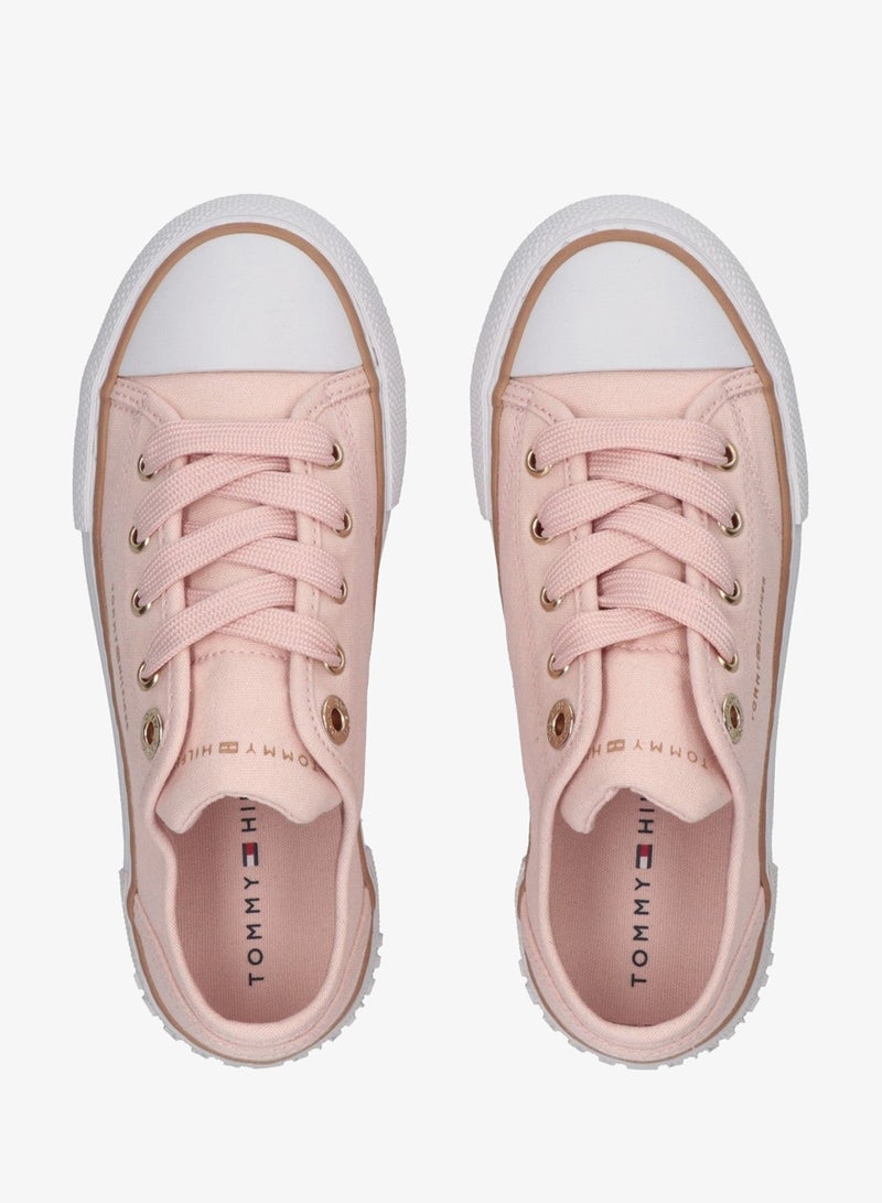 تومي هيلفيغر سنيكرز أطفال برباط وساق منخفضة - Image 3