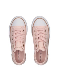 TOMMY HILFIGER Kids Lace Up Low Top Sneakers  - Image 3