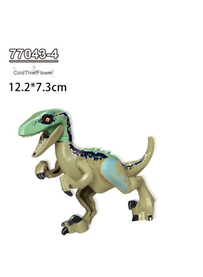 NIBEMINENT Jurassic Dinosaur Building Blocks Toy - Educational Small Particles