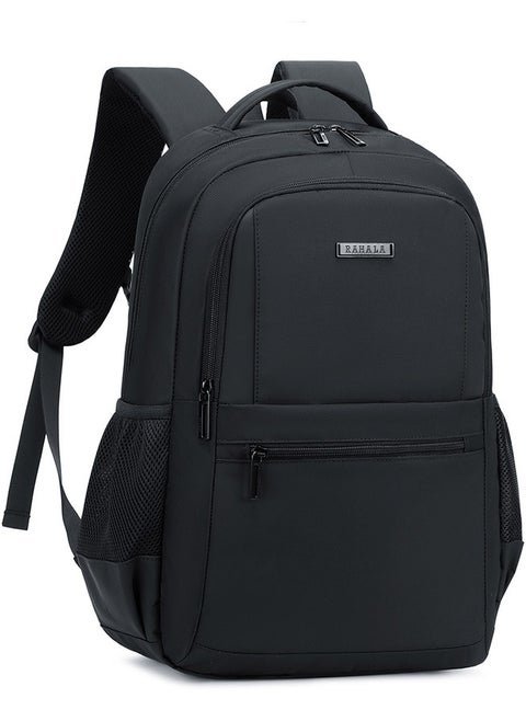 809 Business Professional Office Travel Laptop School Work Daily Use Backpack – Water-Resistant USB Charging Port Fits 15.6-inch Laptops - Black