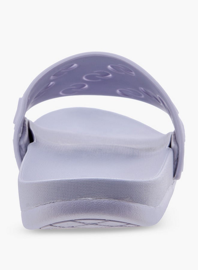 سيليست سلايدز نسائي بنقشة المونوغرام والملمس - Image 4