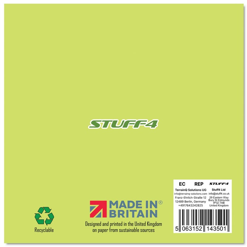Stuff4 بطاقات عيد ميلاد حمار من Stuff4 له - هرم حيوانات الحفلات - بطاقة عيد ميلاد سعيد للأم والأب والأخ والأخت والعمة وابن العم وصديق العائلة وزميل العائلة 5.7 × 5.7 بوصة بطاقات تهنئة بعيد الميلاد - Image 2