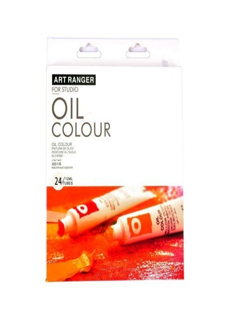 ART RANGER Art Ranger Oil Color Box - 24 Tubes - 12 Ml 