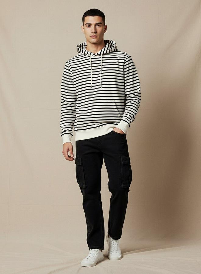 Lee Cooper Men Striped Hoodie - Image 2