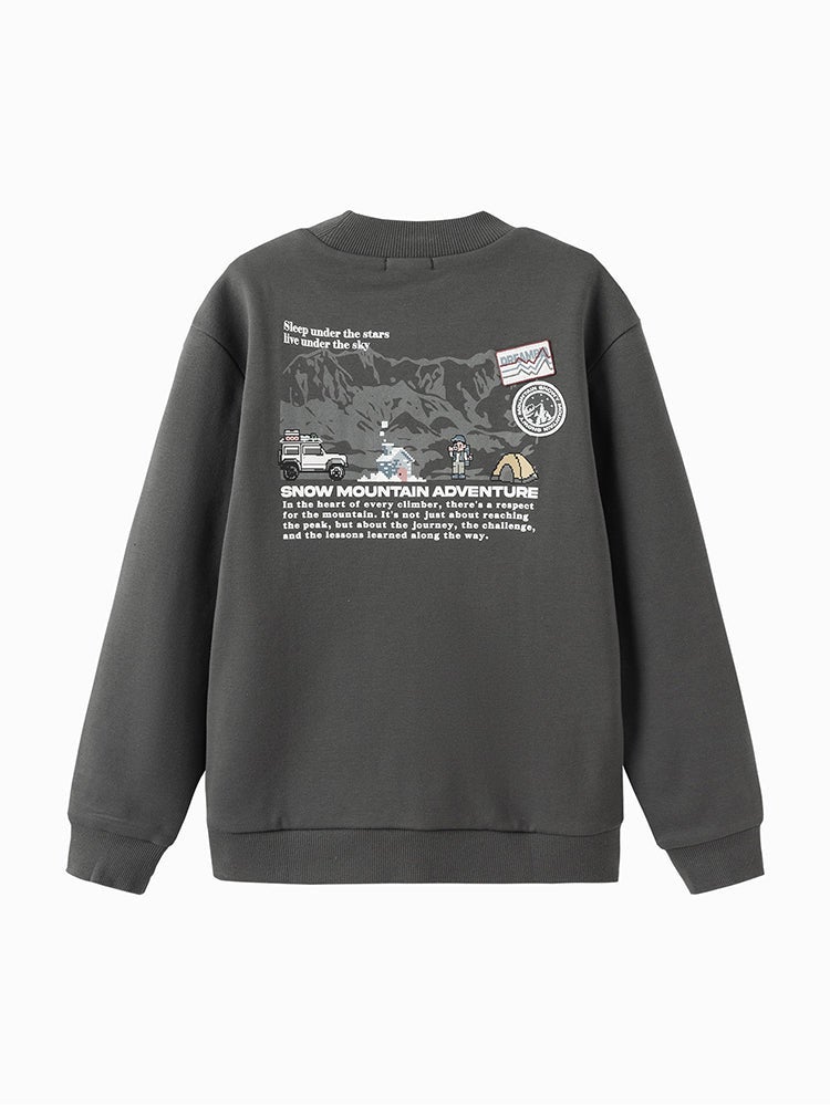 بالابالا سويت شيرت بطبعة للأولاد - Image 2